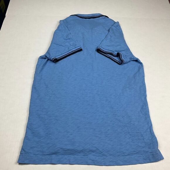 Brooks Brothers Mens Cotton Polo Shirt Blue Short Sleeve Casual Button Up Medium - Picture 10 of 11